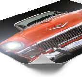 1956 CHEVY "LIGHTS ON" ポスター (角)