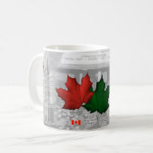 1956 os forradalom、vonatkozásában Kanada コーヒーマグカップ (正面左)