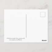 1956 Routemaster Bus, London UK ポストカード (裏面)