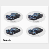 1957オールド88すごいステッカー 楕円形シール (シート)