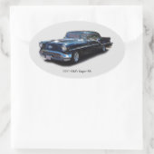 1957オールド88すごいステッカー 楕円形シール (バッグ)