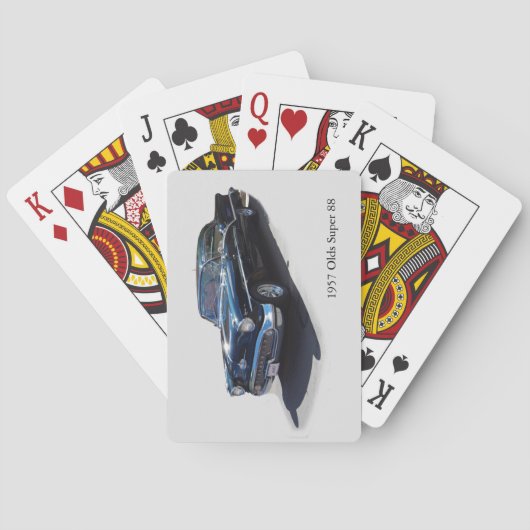 1957オールド88遊のカード トランプ (裏面)