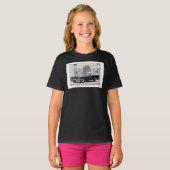 1957クライスラーインペリアルクラウンクラシックコンバーチブルT Tシャツ (正面フル)