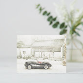 1957コルベット兌換はがき ポストカード (スタンド正面)