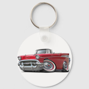 1957シボリーベルエアレッドコンバーチブル キーホルダー