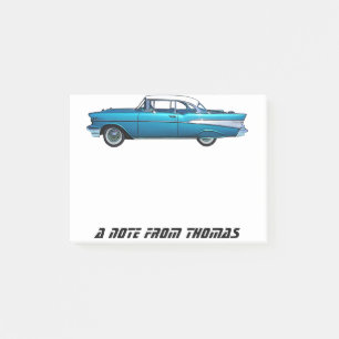 1957シボレーベルエアクラシックカー ポストイット