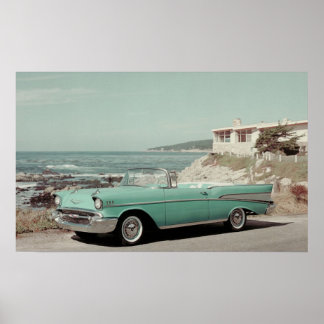 1957シボレーBel-Airコンバーチブル ポスター