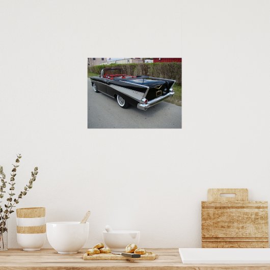 1957シボレーBel-Air ポスター (キッチン)