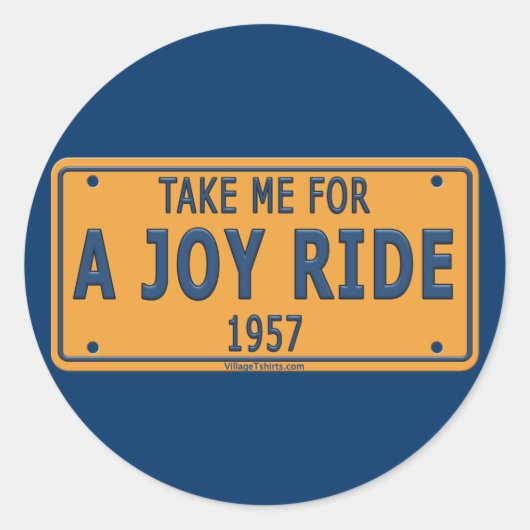1957ジョイライドカー ラウンドシール (正面)