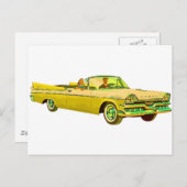 1957ドッジカスタム王室のランサー ポストカード (正面/裏面)