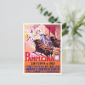 1957パンプローナ・スペインのヴィンテージ旅行 ポストカード (スタンド正面)