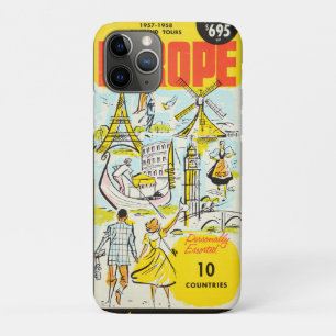 1957ヨーロッパ旅行パンフレット表紙 iPhone 11 PROケース