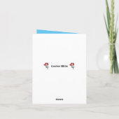 1957山形誕生日カード ノートカード (裏面)