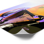 1957山形「サニー日」オレンジ ポスター (角)