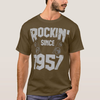 1957年からロックンロックヴィンテージファン65th Bir Tシャツ