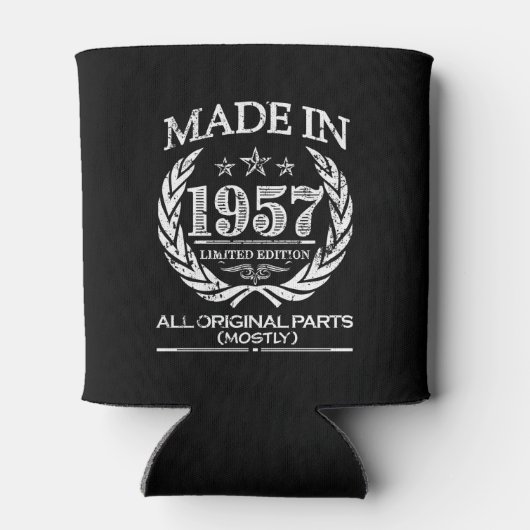 1957年から60おもしろい誕生日缶クーラー製 缶クーラー (裏面)