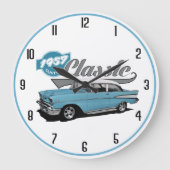 1957年のクラシック ラージ壁時計 (正面)
