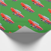 1957年のシボレーBel Airの変換可能なクラシックカー ラッピングペーパー (角)