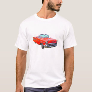 1957年のシボレーBel Airの変換可能なクラシックカー Tシャツ