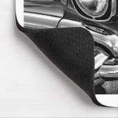 1957年のシボレーBel Airの黒及び白 マウスパッド (コーナー)