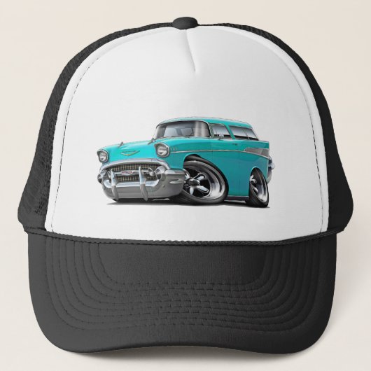 1957年のChevyの遊牧民のターコイズは改造しました キャップ (正面)