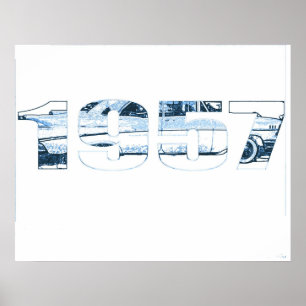 1957年のChevy ポスター