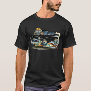 1957年のChevy 150-210の黒い車 Tシャツ