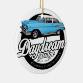 1957年のChevy Bel Airのガレージのロゴ セラミックオーナメント (右)