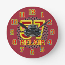 1957年のChevy Bel Airの時計