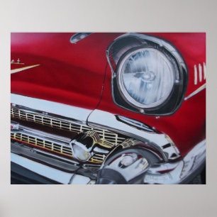 1957年のChevy Bel Airポスター ポスター