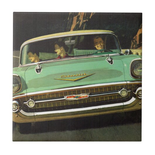 1957年のChevy Bel Air タイル (正面)