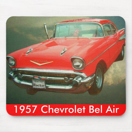 1957年のChevy Bel Air マウスパッド (正面)