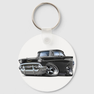 1957年のChevy Belairの黒は改造しました キーホルダー