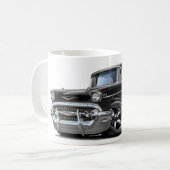 1957年のChevy Belairの黒は改造しました コーヒーマグカップ (正面左)