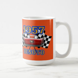 1957年のDesoto Fireliteのオレンジのマグ コーヒーマグカップ