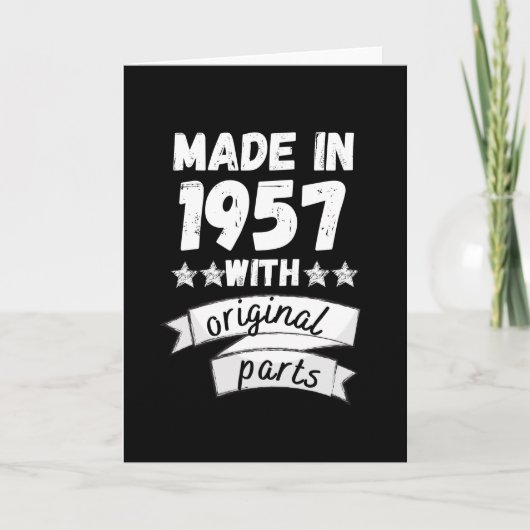 1957年オリジナルパーツで製作 カード (正面)