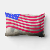 1957年シボレーBel Airおよび米国旗 ランバークッション (裏面)