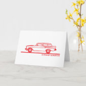 1957年ノマドベル航空 カード (黄色い花)