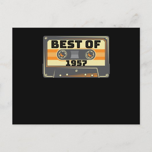 1957年最高傑作 テープ ポストカード (正面)