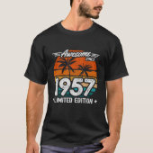 1957年生まれ1957年以来の1957年限定レトロ素晴らし。 Tシャツ (正面)