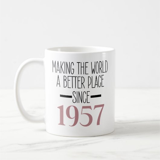 1957年生まれ70歳女性おばあちゃん コーヒーマグカップ (左)