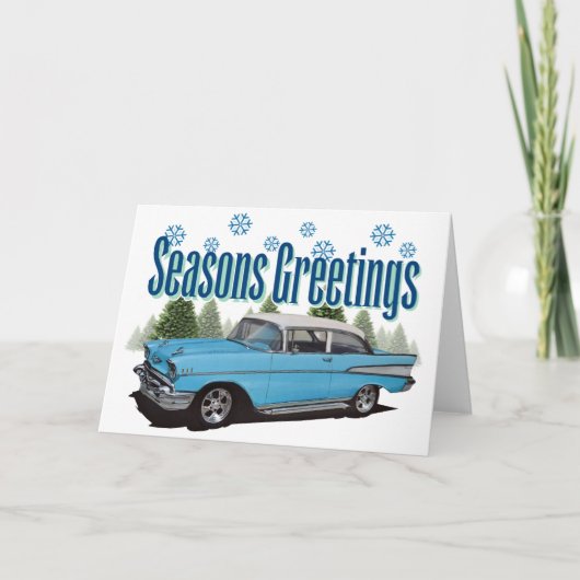 1957年積雪ベルエア カード (正面)