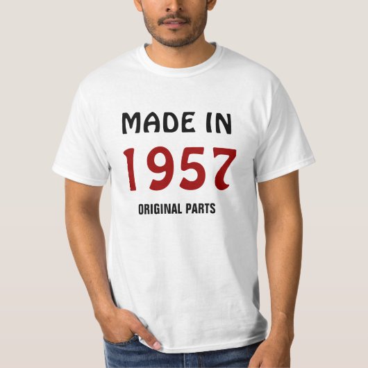 1957年製、オリジナル部品 Tシャツ (正面)