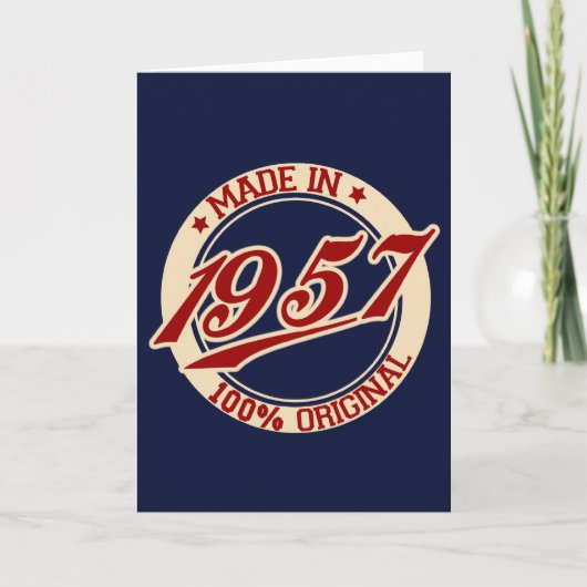 1957年製 カード (正面)