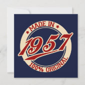 1957年製 カード (正面)