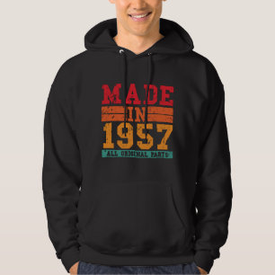 1957年誕生日ヴィンテージことわざ パーカ