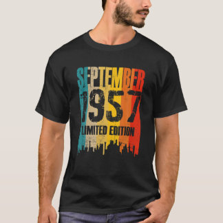 1957年9月64歳誕生日限定エディティ Tシャツ