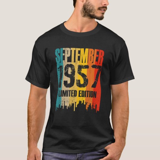 1957年9月64歳誕生日限定エディティ Tシャツ (正面)