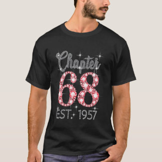 1957年EST68章 お誕生日おめでとう 68歳の女性 男性 Tシャツ