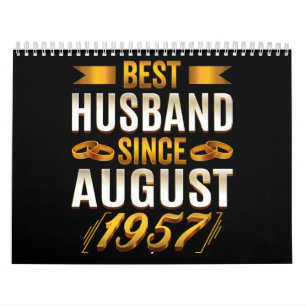 1957最高の年からかわいい威厳がある結婚記念日 カレンダー